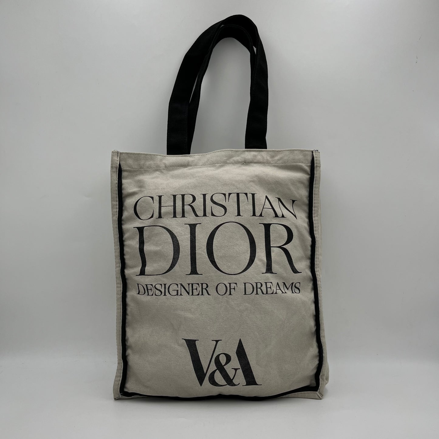 Christian Dior Designer of Dreams Gray Canvas Tote