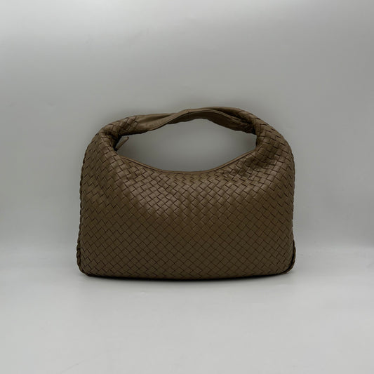Bottega Veneta Brown Intrecciato Shoulder Bag