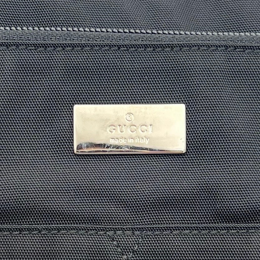 Gucci Black Nylon Hobo Shoulder Crossbody