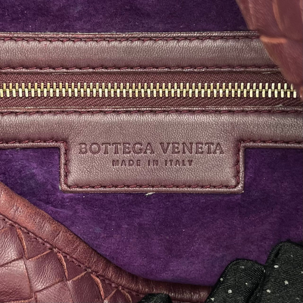 Bottega Veneta Eggplant Purple Intrecciato Hobo Bag